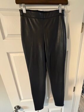 Express Black Faux Leather Leggings